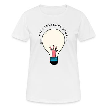 Lampe - T-shirt respirant Femme - blanc - Devant - AI Model Female 172 dark (172cm)