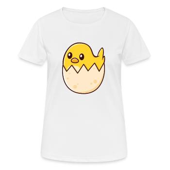 Hatching Chick - Women's Breathable T-Shirt - white - Front - AI Model Female 172 dark (172cm)