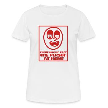 Englischer Ausdruck für Idiotie - Frauen T-Shirt atmungsaktiv - Weiß - Vorne - AI Model Female 172 dark (172cm)