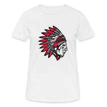 Indian Indians - Women's Breathable T-Shirt - white - Front - AI Model Female 172 dark (172cm)