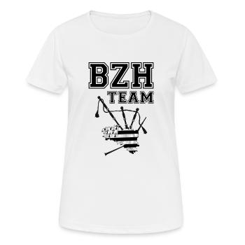 breizh bretagne 12 - Women's Breathable T-Shirt - white - Front - AI Model Female 172 dark (172cm)