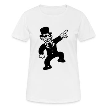 husband - Women's Breathable T-Shirt - white - Front - AI Model Female 172 dark (172cm)