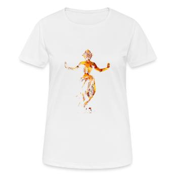 Arabischer Tänzer - Frauen T-Shirt atmungsaktiv - Weiß - Vorne - AI Model Female 172 dark (172cm)