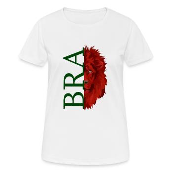 Wild Tête de Lion BRA - T-shirt respirant Femme - blanc - Devant - AI Model Female 172 dark (172cm)