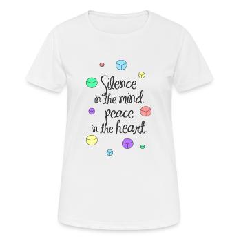 Peace - Women's Breathable T-Shirt - white - Front - AI Model Female 172 dark (172cm)