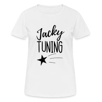 jacky tuning - T-shirt respirant Femme - blanc - Devant - AI Model Female 172 dark (172cm)