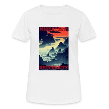 Miskatonic University - T-shirt respirant Femme - blanc - Devant - AI Model Female 172 dark (172cm)
