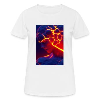 Lava Man - Women's Breathable T-Shirt - white - Front - AI Model Female 172 dark (172cm)