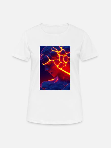 Lava Man - Women's Breathable T-Shirt - white