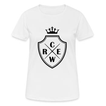 crew - Women's Breathable T-Shirt - white - Front - AI Model Female 172 dark (172cm)