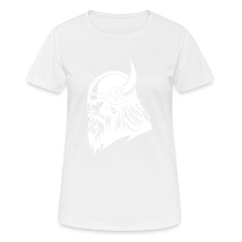 Viking Head Viking Warrior - Women's Breathable T-Shirt - white - Front - AI Model Female 172 dark (172cm)
