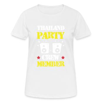 Thailand Party Crew - Frauen T-Shirt atmungsaktiv - Weiß - Vorne - AI Model Female 172 dark (172cm)