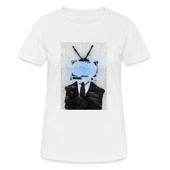 Mind control - Women's Breathable T-Shirt - white - Front - AI Model Female 172 dark (172cm)