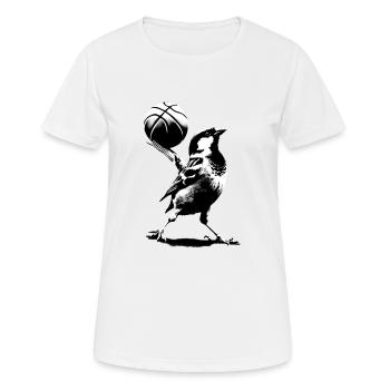 Ulmer SSV Spatz Basketball - Women's Breathable T-Shirt - white - Front - AI Model Female 172 dark (172cm)