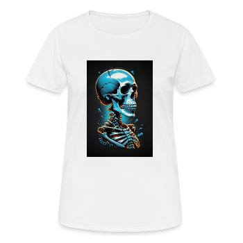 Gletscherskelett - Frauen T-Shirt atmungsaktiv - Weiß - Vorne - AI Model Female 172 dark (172cm)