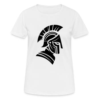 Sparta Guerrier Spartan - T-shirt respirant Femme - blanc - Devant - AI Model Female 172 dark (172cm)