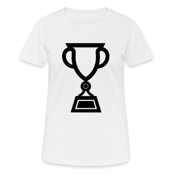 trophée - T-shirt respirant Femme - blanc - Devant - AI Model Female 172 dark (172cm)