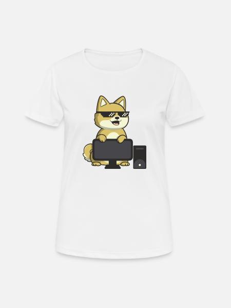 Magic Degen - Computer - Women's Breathable T-Shirt - white