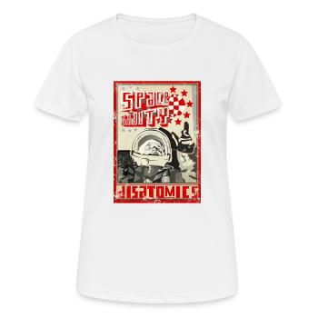 Astronaute - T-shirt respirant Femme - blanc - Devant - AI Model Female 172 dark (172cm)