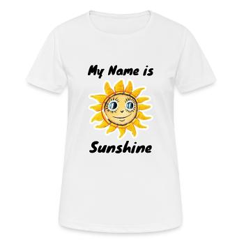 Paroles - T-shirt respirant Femme - blanc - Devant - AI Model Female 172 dark (172cm)