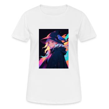 beautiful eyes - Women's Breathable T-Shirt - white - Front - AI Model Female 172 dark (172cm)