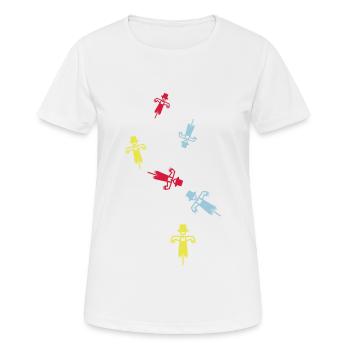 Scarecrow - Women's Breathable T-Shirt - white - Front - AI Model Female 172 dark (172cm)