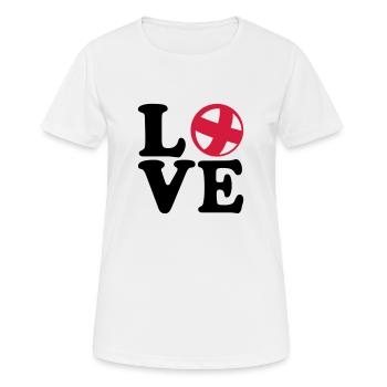 Cycle ball - Women's Breathable T-Shirt - white - Front - AI Model Female 172 dark (172cm)