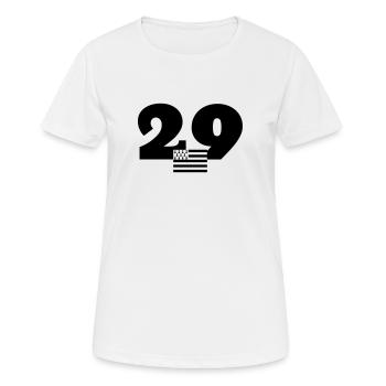 Bretagne / Breton / Bretonne / BZH / Breizh - Frauen T-Shirt atmungsaktiv - Weiß - Vorne - AI Model Female 172 dark (172cm)