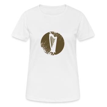 harp - Women's Breathable T-Shirt - white - Front - AI Model Female 172 dark (172cm)