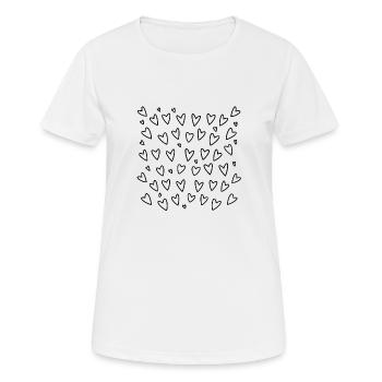 Sweetie - Women's Breathable T-Shirt - white - Front - AI Model Female 172 dark (172cm)