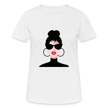 WIFE. DAUGHTER. ADOLESCENT. WOMEN'S DAY - Women's Breathable T-Shirt - white - Front - AI Model Female 172 dark (172cm)
