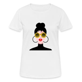 WIFE. DAUGHTER. ADOLESCENT. WOMEN'S DAY - Women's Breathable T-Shirt - white - Front - AI Model Female 172 dark (172cm)