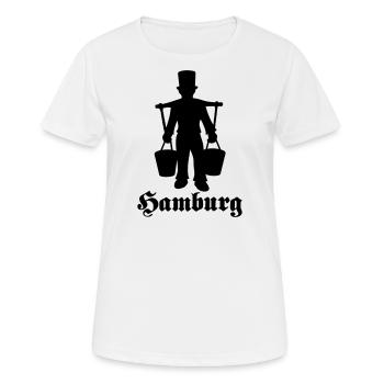 Hummel Hambourg 1c - T-shirt respirant Femme - blanc - Devant - AI Model Female 172 dark (172cm)