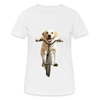 Labrador Retriever - Frauen T-Shirt atmungsaktiv - Weiß - Vorne - AI Model Female 172 dark (172cm)