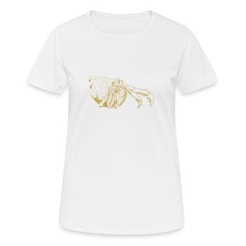 Dessins illustrés avec le cancer - T-shirt respirant Femme - blanc - Devant - AI Model Female 172 dark (172cm)