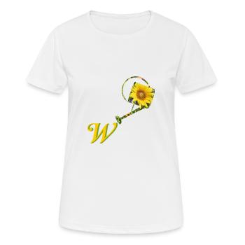 giesskanne w - Frauen T-Shirt atmungsaktiv - Weiß - Vorne - AI Model Female 172 dark (172cm)