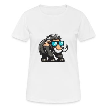 mammoth animal - Women's Breathable T-Shirt - white - Front - AI Model Female 172 dark (172cm)