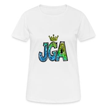Enterrement de vie de garçon enterrement de vie de garçon - T-shirt respirant Femme - blanc - Devant - AI Model Female 172 dark (172cm)