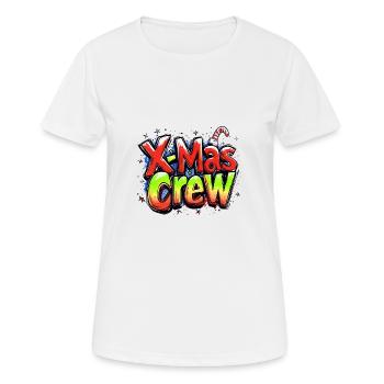 X-Mas Crew Christmassy - Women's Breathable T-Shirt - white - Front - AI Model Female 172 dark (172cm)