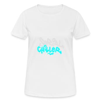 Série Chiller - T-shirt respirant Femme - blanc - Devant - AI Model Female 172 dark (172cm)
