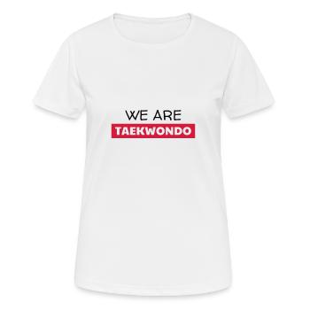Taekwondo Taekwondoin Tae-Kwon-Do Tae Kwon Do - Women's Breathable T-Shirt - white - Front - AI Model Female 172 dark (172cm)
