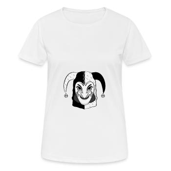 Ueli Maske Basel Fasnacht Morgenstreich Basel - Women's Breathable T-Shirt - white - Front - AI Model Female 172 dark (172cm)