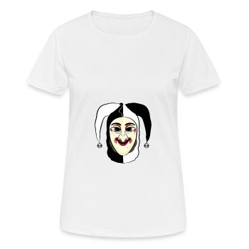 Ueli Maske Basel Fasnacht Morgenstreich Basel - Women's Breathable T-Shirt - white - Front - AI Model Female 172 dark (172cm)