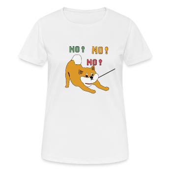 Shiba Inu - Women's Breathable T-Shirt - white - Front - AI Model Female 172 dark (172cm)