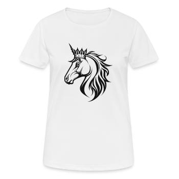 Héritier du trône des contrastes - T-shirt respirant Femme - blanc - Devant - AI Model Female 172 dark (172cm)