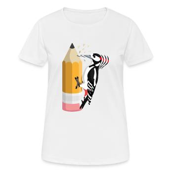 Nice and sharp - Women's Breathable T-Shirt - white - Front - AI Model Female 172 dark (172cm)
