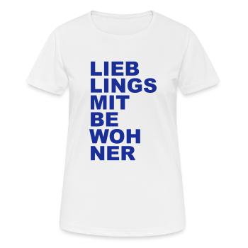 Colocataire préféré - colocation - T-shirt respirant Femme - blanc - Devant - AI Model Female 172 dark (172cm)