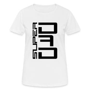 Super Dad - T-shirt respirant Femme - blanc - Devant - AI Model Female 172 dark (172cm)