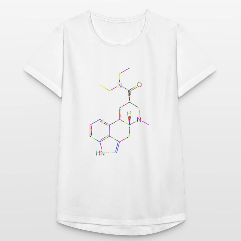 LSD Molecule Lysergic Acid Diethylamide Structural Formula Women's Breathable T-Shirt