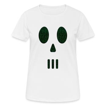 Hacking Hacks Hacker Computer Malware eSport Trojaner - Frauen T-Shirt atmungsaktiv - Weiß - Vorne - AI Model Female 172 dark (172cm)